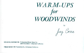 Warm ups for woodwind instruments