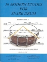 36 modern Etudes for snare drum revised edition 2012
