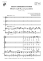 Jesus Christus ist der Felsen fr gem Chor und Orgel Partitur (dt/en)