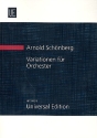 Variationen op.31 fr Orchester Studienpartitur