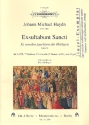 Exsultabunt Sancti MH370 fr gem Chor, Streicher und Orgel (Hrner ad lib) Partitur (dt/la)
