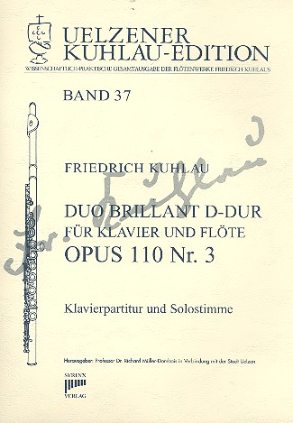 Duo brillant D-Dur op.110,3 fr Flte und Klavier