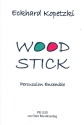 Wood Stick for 4 snare drums, bass drum and cymbal score and parts