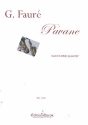 Pavane for 4 saxophones (SATB) score and parts
