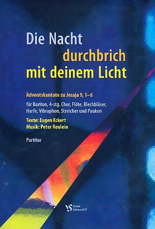 Die Nacht durchbrich mit deinem Licht fr gem Chor und Orchester Partitur