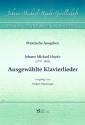 Ausgewhlte Klavierlieder  fr Gesang und Klavier praktische Ausgabe