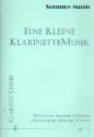 Eine kleine Klarinettemusik for clarinet ensemble score and parts