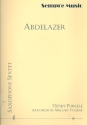 Abdelazer for 6 saxophones (SAAATBar) score and parts