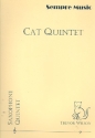 Cat Quintet for 5 saxophones (SAATBar) score and parts