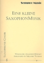 Eine kleine Saxophonmusik for 7 saxophones (SAAATTBar) score and parts
