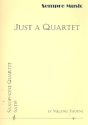 Just a Quartet for 4 saxophones (SATBar) score and parts