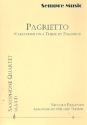 Pagrietto for 4 saxophones (AAAT) score and parts