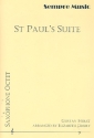 St. Paul's Suite for 8 saxophones (SSAATTBarBar) score and parts
