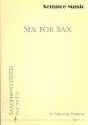 Six for Sax for 2 saxophones (AA/TT) score and parts