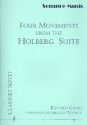 4 Movements from the Holberg Suite for 7 clarinets (EsBBBBAltBass) score and parts