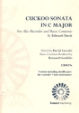 Cuckoo Sonata in C Major  for alto recorder and Bc (Bc realized) score and double part (recorder and bass instrument)