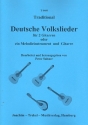 Deutsche Volkslieder: für 2 Gitarren (Melodieinstrument und Gitarre) 2 Spielpartituren