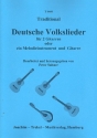 Deutsche Volkslieder: fr 2 Gitarren (Melodieinstrument und Gitarre) 2 Spielpartituren