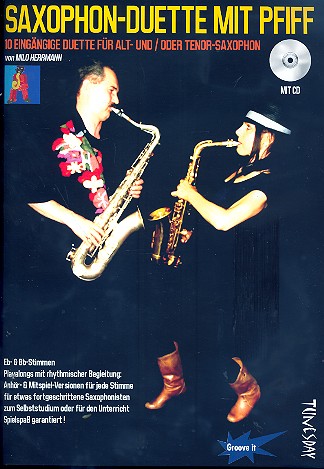 Saxophon-Duette mit Pfiff (+CD)  fr 2 Saxophone