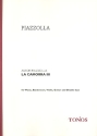 La Camorra no.3 for piano, bandoneon, violin, guitar and double bass score
