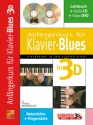 Anfngerkurs fr Klavier-Blues in 3D (+CD +DVD): fr Klavier