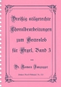 30 stilgerechte Choralbearbeitungen zum Gotteslob Band 3  fr Orgel