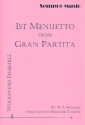 Menuetto no.1 from Gran Partita for woodwind ensemble score and parts