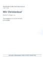 Wir Christenleut' fr gem Chor a cappella Partitur