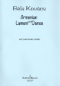 Armenian Lament and Dance for alto saxophone and piano