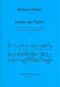 Lieder der Nacht fr Gesang (mittel) und Klavier