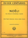 Noel for 2 violins, viola and cello score and parts