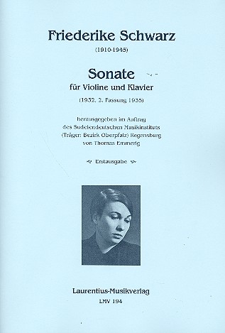 Sonate fr Violine und Klavier