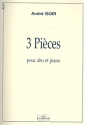 3 pices pour alto et piano