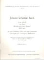Fuge b-Moll BWV867 fr 2 Violinen, Viola und 2 Violoncelli (Kb ad lib.) Violoncello 2