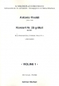 Konzert g-Moll Nr.28 RV531 fr 2 Violoncelli, 2 Violinen, Viola und Bc Stimmensatz (solo-3-2-1-2)