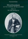 Divertissement sur l'air Almlied du Baron de Poil op.13 fr Flte und Klavier