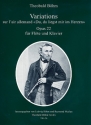 Variations sur l'air allemand Du du liegst mir im Herzen op.22 fr Flte und Klavier