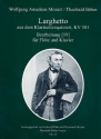 Larghetto aus dem Quintett KV581 fr Flte und Klavier