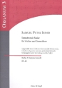 Sonate mit Suite fr Violine und Bc Partitur und Stimmen (Bc ausgesetzt)