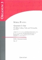 Quartett D-Dur op.20,3 fr Flte, Violine, Viola und Violoncello Partitur