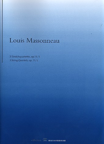 3 Quartette op.11,1 fr 2 Violinen, Viola und Violoncello Partitur und Stimmen