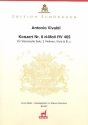 Konzert d-Moll Nr.8 RV405 fr Violoncello solo, 2 Violinen, Viola und Bc Partitur