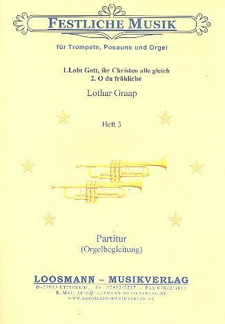 Festliche Musik Band 3 fr Trompete, Posaune und Orgel Stimmen