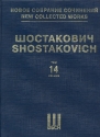 New collected Works Series 1 vol.14 Symphony no.14 op.135 score
