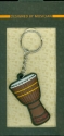 Schl�sselring-Anh�nger Djembe (braun)