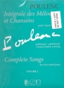 Integrale des mlodies et chansons vol.1-4 pour chant et piano