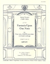 Fantasia upon one Note for 5 viols (recorders/string) score and parts