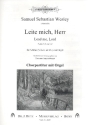 Leite mich Herr fr gem Chor (SAM) und Orgel (Sopran solo ad lib) Partitur (dt/en)