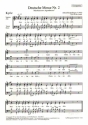 Deutsche Messe Nr.2 für gem Chor und Klavier (Rhythmusgruppe ad lib) Chorpartitur
