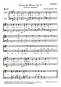 Deutsche Messe Nr.2 fr gem Chor und Klavier (Rhythmusgruppe ad lib) Chorpartitur